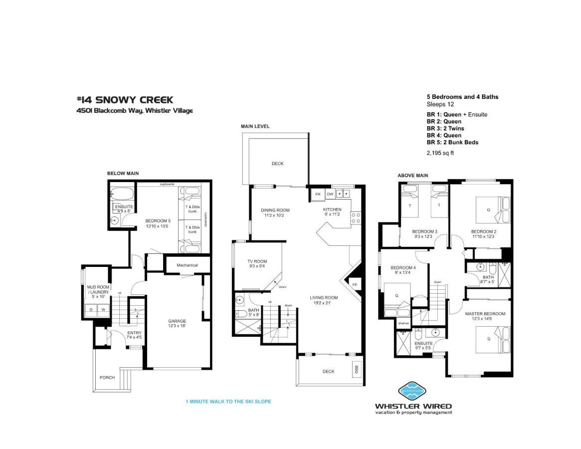 Snowy Creek 14 Villa Уислър Екстериор снимка